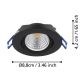 Eglo - SET 3x Dimbare LED Inbouw lamp SALICETO LED/6W/230V