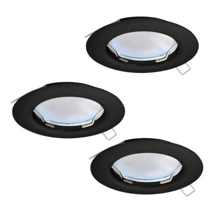 Eglo - SET van 3x LED Inbouwspot PENETO 1xGU10/2,8W/230V