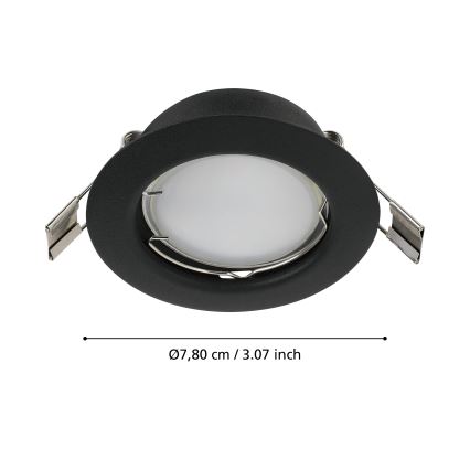 Eglo - SET van 3x LED Inbouwspot PENETO 1xGU10/2,8W/230V