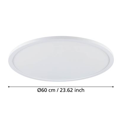 Eglo - Dimbare LED plafondlamp LED/41W/230V diameter 60 cm wit