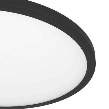 Eglo - Dimbare LED plafondlamp LED/33,5W/230V diameter 45 cm zwart