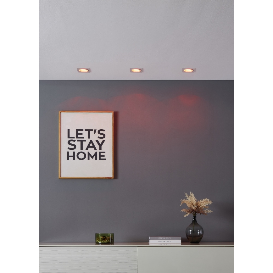 Eglo - LED RGBW Dimbare hangende plafondverlichting LED/4,7W/230V wit