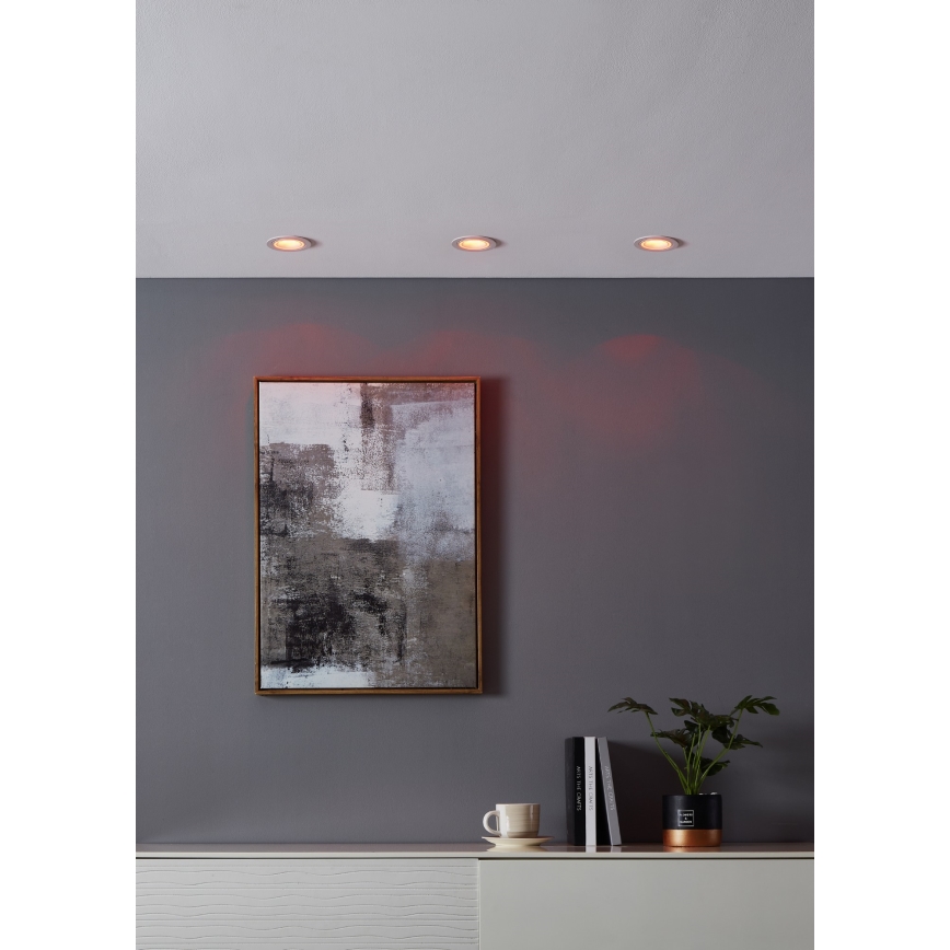 Eglo - LED RGBW Dimbare hangende plafondverlichting LED/4,7W/230V wit