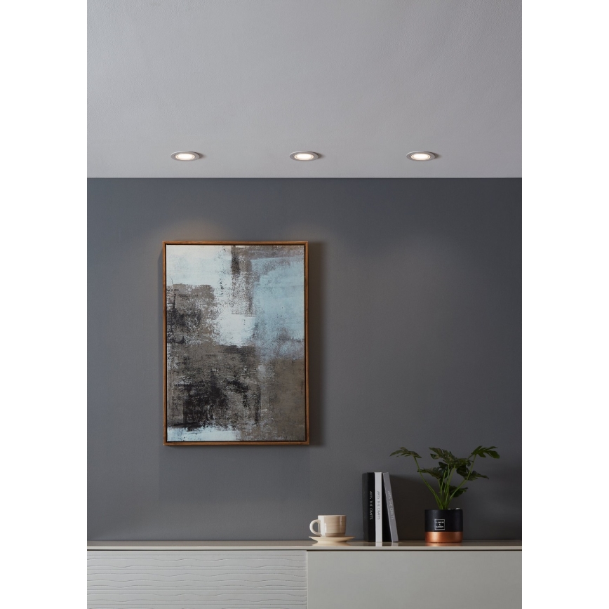 Eglo - LED RGBW Dimbare hangende plafondverlichting LED/4,7W/230V wit