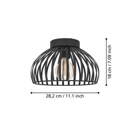 Eglo - Plafondlamp 1xE27/40W/230V diameter 28 cm