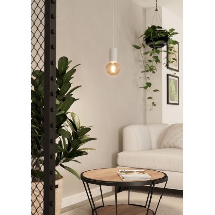 Eglo - Hanglamp aan een koord 1xE27/40W/230V wit