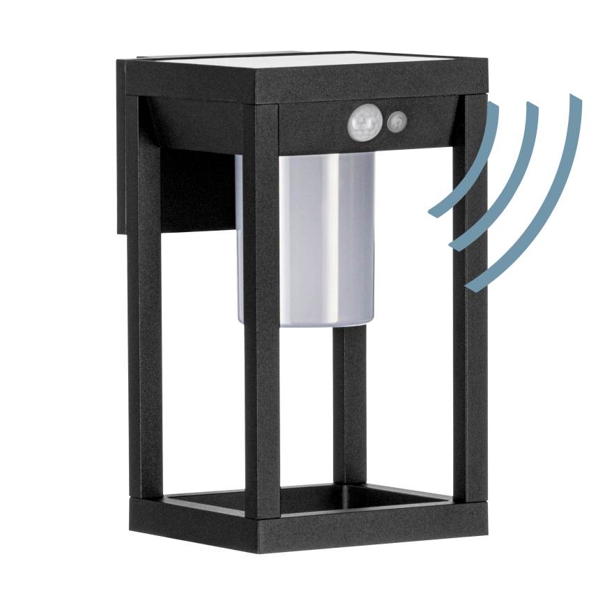 Eglo - LED Solar wandlamp met sensor LED/3,7W/3,7V 2000 mAh IP44