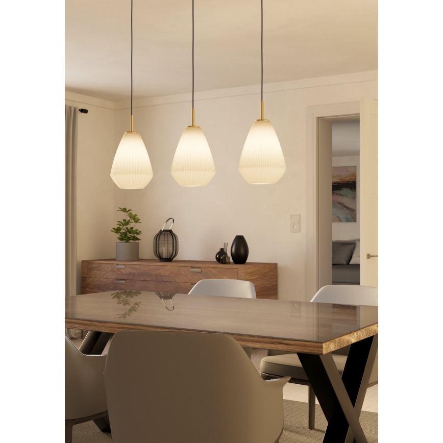 Eglo - Hanglamp aan een koord 3xE27/40W/230V