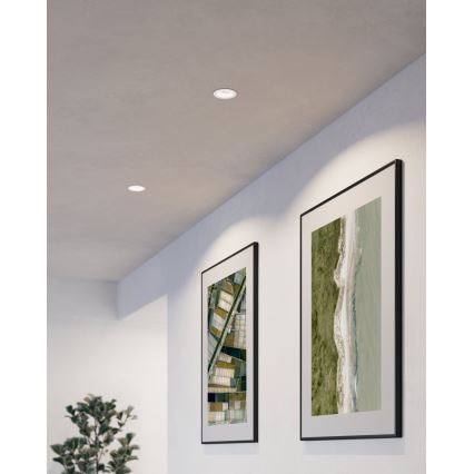 Eglo - Inbouwlamp 1xGU10/35W/230V wit