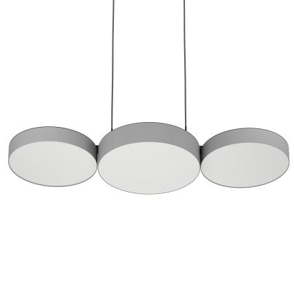Eglo - LED RGBW Dimbare hanglamp aan een koord 3xLED/7,5W/230V 2700-6500K grijs
