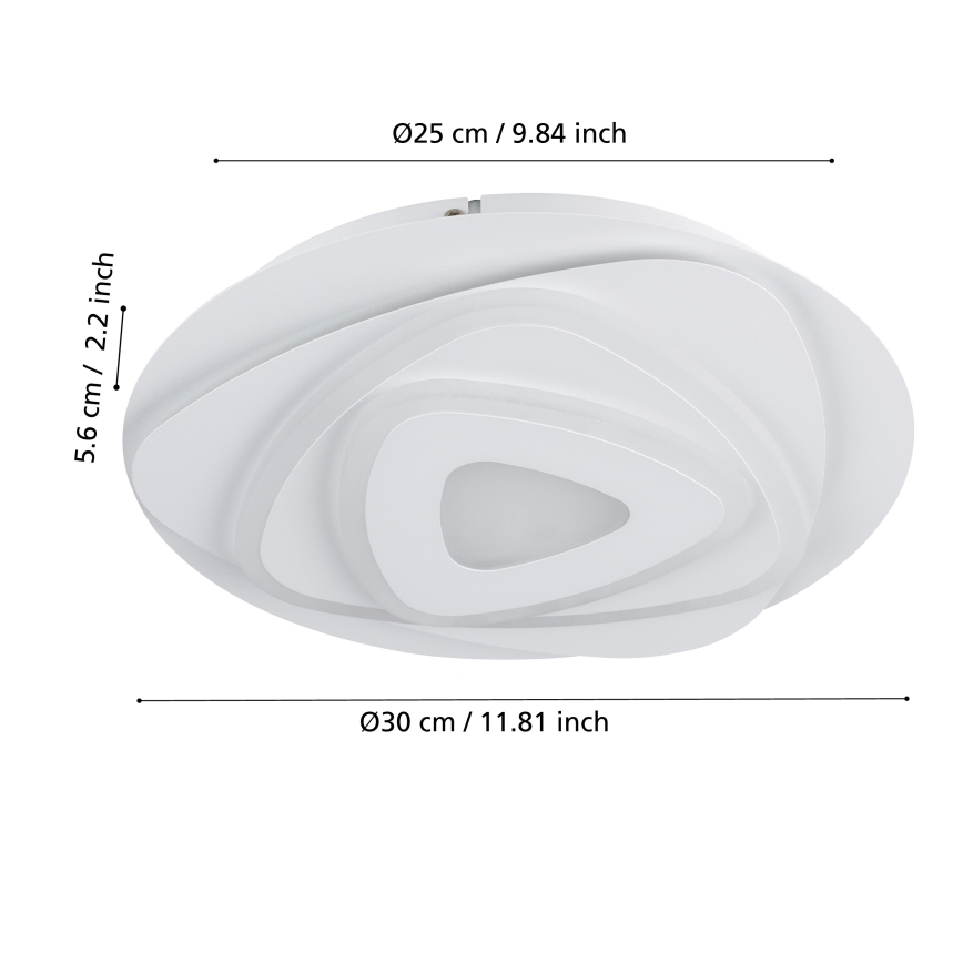 Eglo - LED Plafondlamp LED/14,7W/230V diameter 30 cm