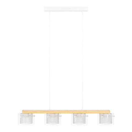 Eglo - LED RGBW Dimbare hanglamp aan een koord 4xLED/3,7W/230V 2700-6500K