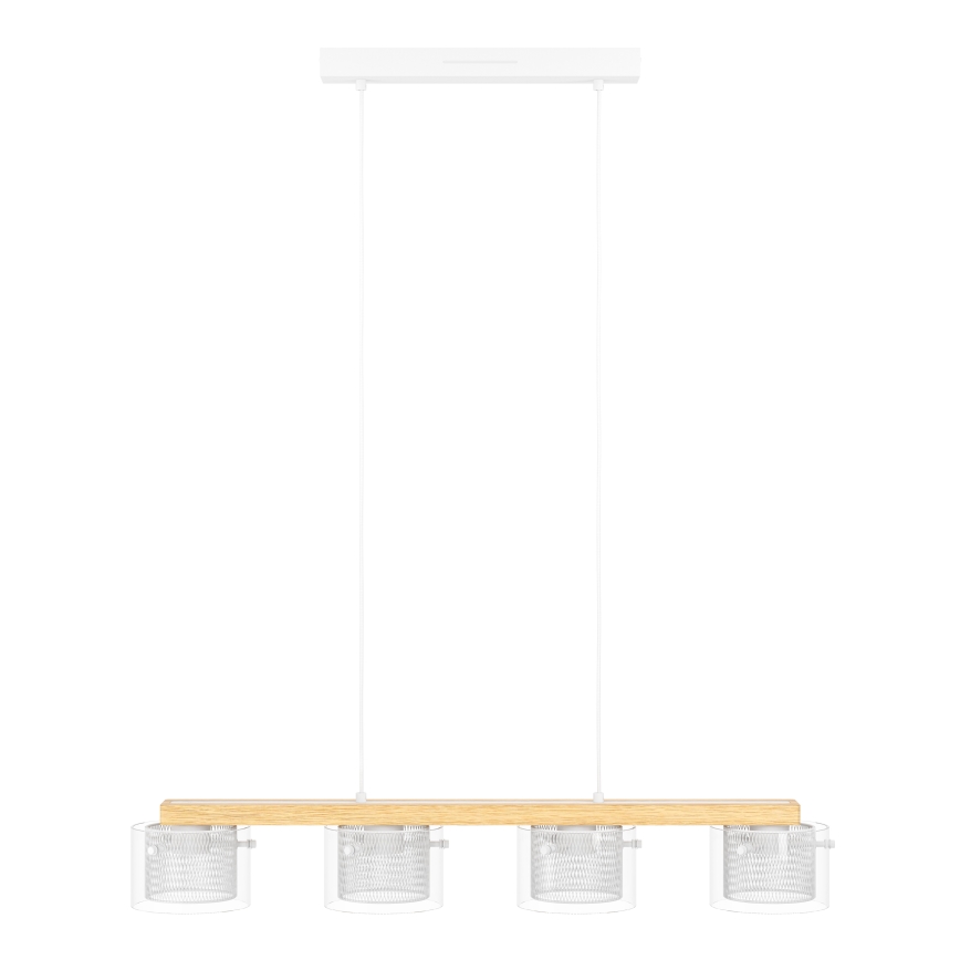 Eglo - LED RGBW Dimbare hanglamp aan een koord 4xLED/3,7W/230V 2700-6500K