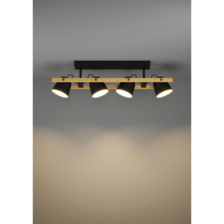 Eglo - LED RGBW Dimbare bevestigde hanglamp 4xLED/3,7W/230V 2700-6500K