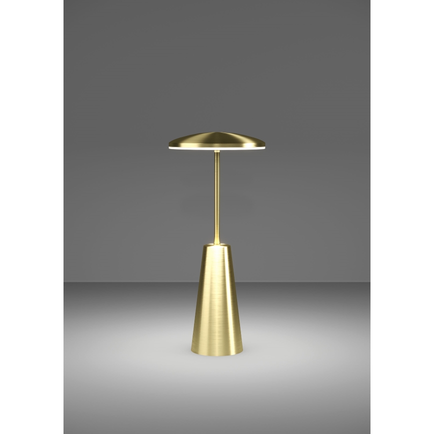 Eglo - LED Dimbaar aanraken buitenshuis lamp LED/2,8W/5V 2400K/3000K/4000K 5200 mAh IP54 goud