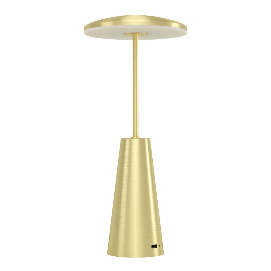 Eglo - LED Dimbaar aanraken buitenshuis lamp LED/2,8W/5V 2400K/3000K/4000K 5200 mAh IP54 goud