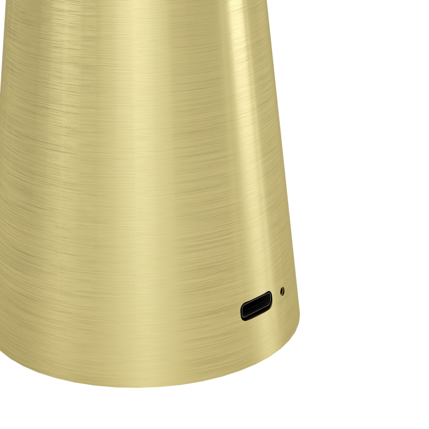 Eglo - LED Dimbaar aanraken buitenshuis lamp LED/2,8W/5V 2400K/3000K/4000K 5200 mAh IP54 goud