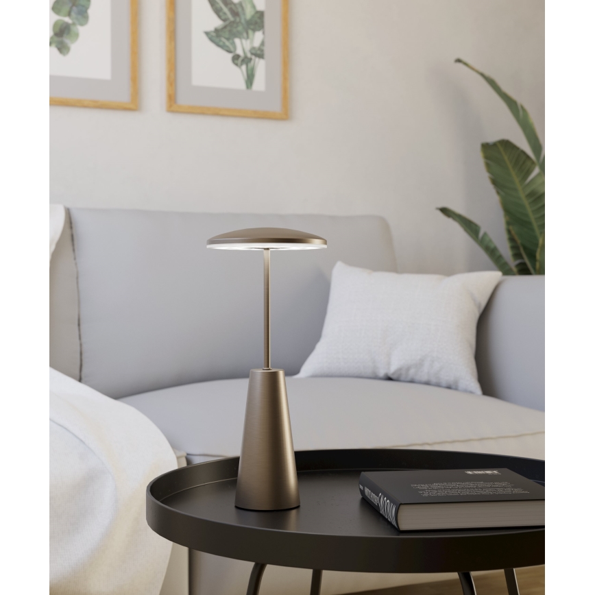Eglo - LED Dimbaar aanraken buitenshuis lamp LED/2,8W/5V 2400K/3000K/4000K 5200 mAh IP54 beige