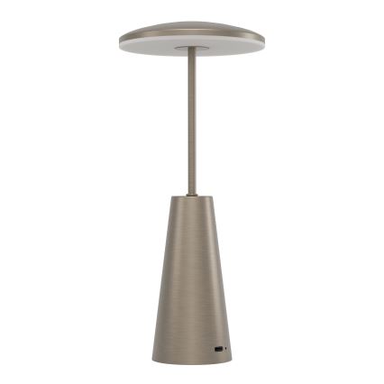 Eglo - LED Dimbaar aanraken buitenshuis lamp LED/2,8W/5V 2400K/3000K/4000K 5200 mAh IP54 beige