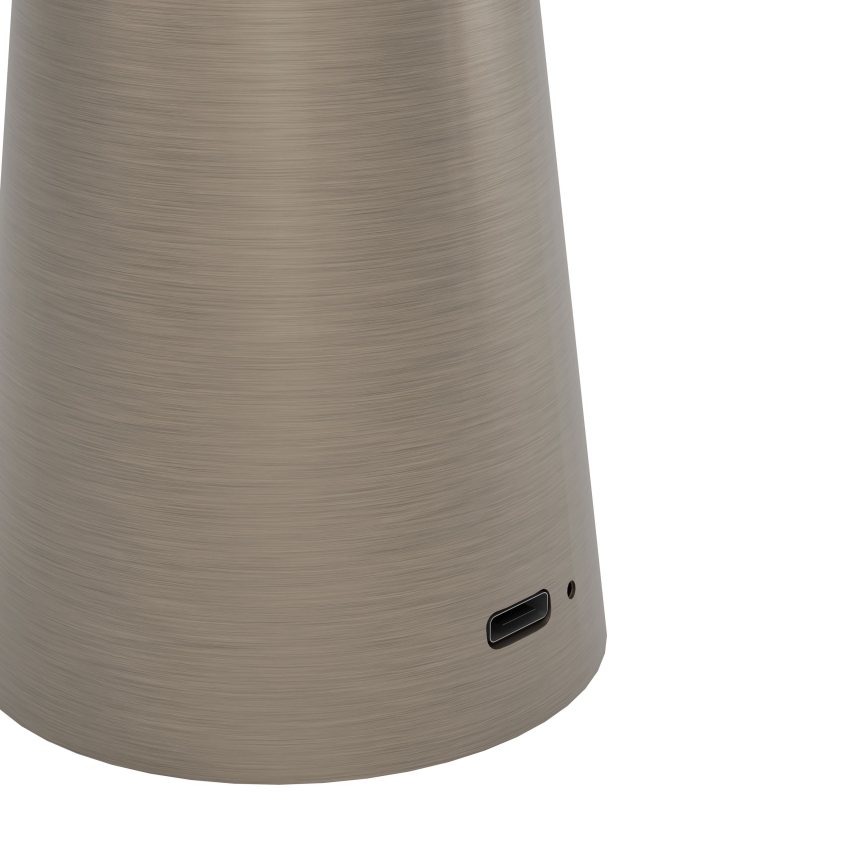 Eglo - LED Dimbaar aanraken buitenshuis lamp LED/2,8W/5V 2400K/3000K/4000K 5200 mAh IP54 beige