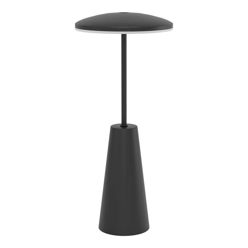 Eglo - LED Dimbaar aanraken buitenshuis lamp LED/2,8W/5V 2400K/3000K/4000K 5200 mAh IP54 zwart
