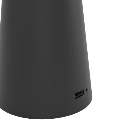 Eglo - LED Dimbaar aanraken buitenshuis lamp LED/2,8W/5V 2400K/3000K/4000K 5200 mAh IP54 zwart