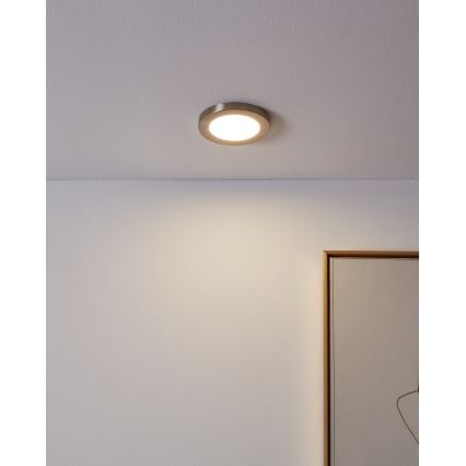 Eglo - LED Hang plafondverlichting LED/5,5W/230V 4000K mat chroom