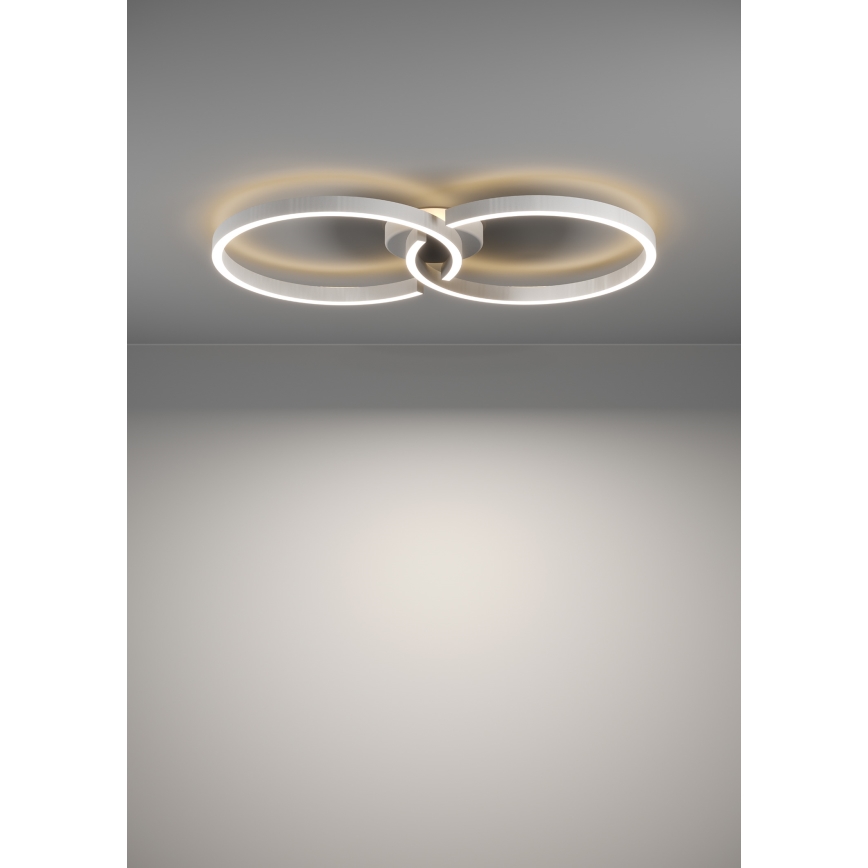 Eglo 900954 - LED RGBW Dimbare plafondlamp LED/19,5W/230V 2700-6500K wit + afstandsbediening