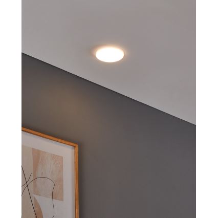 Eglo - Hangende LED Badkamer plafond verlichting LED/5,5W/230V diameter 10 cm IP65