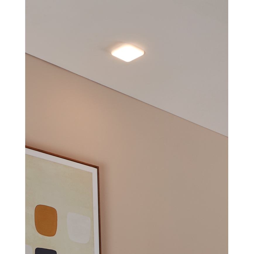Eglo - Hangende LED Badkamer plafond verlichting LED/4,5W/230V 7,5x7,5 cm IP65