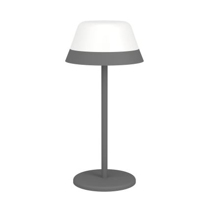 Eglo - LED RGBW Dimbaar aanraken buitenshuis lamp 2in1 LED/1,5W/5V 2600 mAh IP54 grijs
