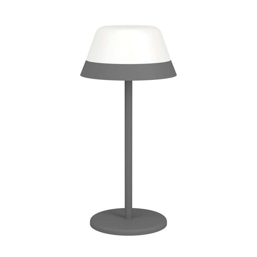 Eglo - LED RGBW Dimbaar aanraken buitenshuis lamp 2in1 LED/1,5W/5V 2600 mAh IP54 grijs