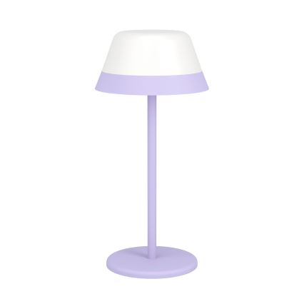 Eglo - LED RGBW Dimbaar aanraken buitenshuis lamp 2in1 LED/1,5W/5V 2600 mAh IP54 paars