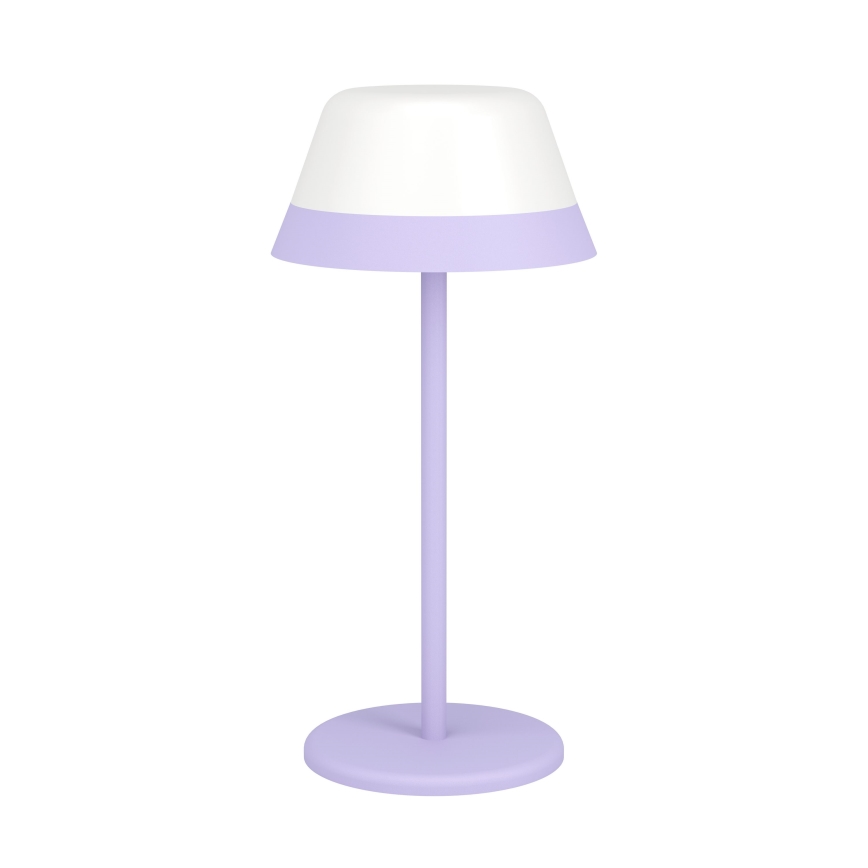 Eglo - LED RGBW Dimbaar aanraken buitenshuis lamp 2in1 LED/1,5W/5V 2600 mAh IP54 paars