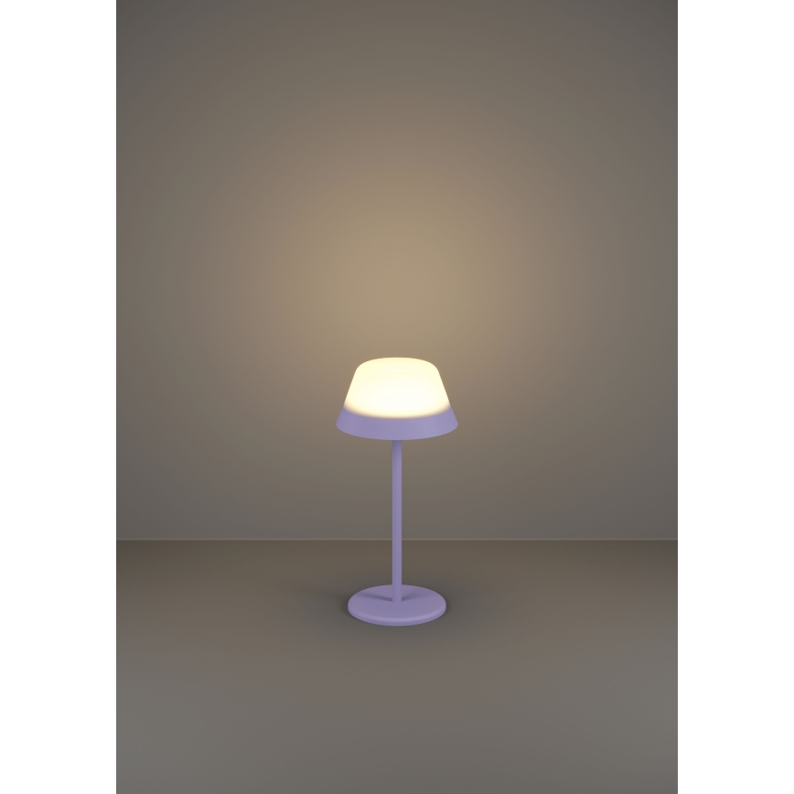 Eglo - LED RGBW Dimbaar aanraken buitenshuis lamp 2in1 LED/1,5W/5V 2600 mAh IP54 paars