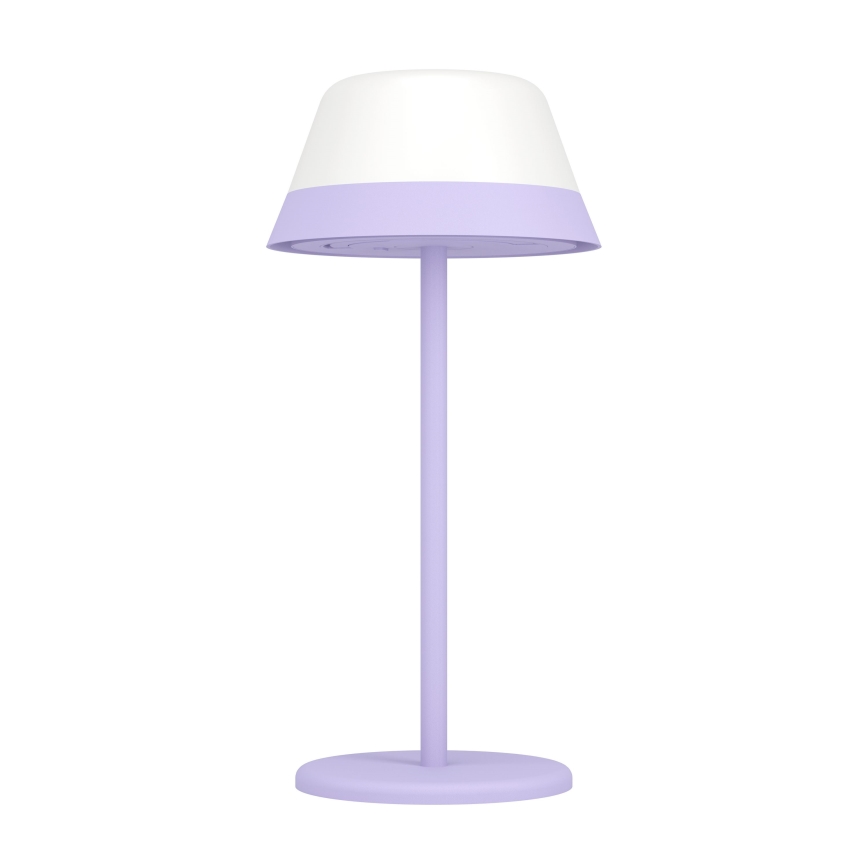 Eglo - LED RGBW Dimbaar aanraken buitenshuis lamp 2in1 LED/1,5W/5V 2600 mAh IP54 paars