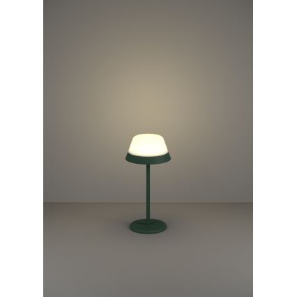 Eglo - LED RGBW Dimbaar aanraken buitenshuis lamp 2in1 LED/1,5W/5V 2600 mAh IP54 groen