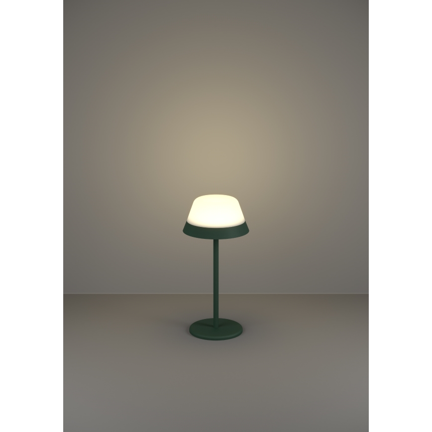 Eglo - LED RGBW Dimbaar aanraken buitenshuis lamp 2in1 LED/1,5W/5V 2600 mAh IP54 groen