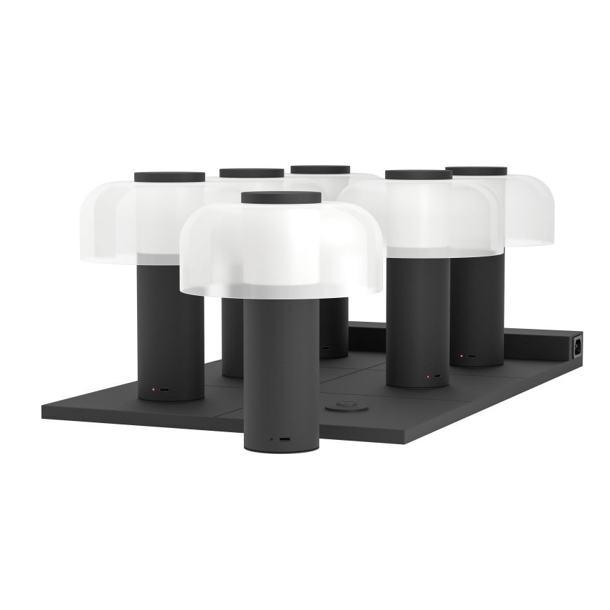Eglo - LED Dimbaar aanraken buitenshuis lamp LED/2,25W/5V 2400-4000K 5200 mAh IP44 zwart/wit