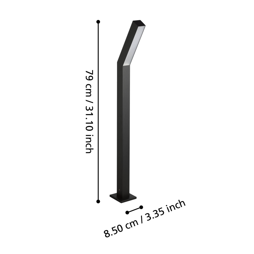 Eglo - LED buitenlamp 2x LED/4,5W/230V IP44 zwart