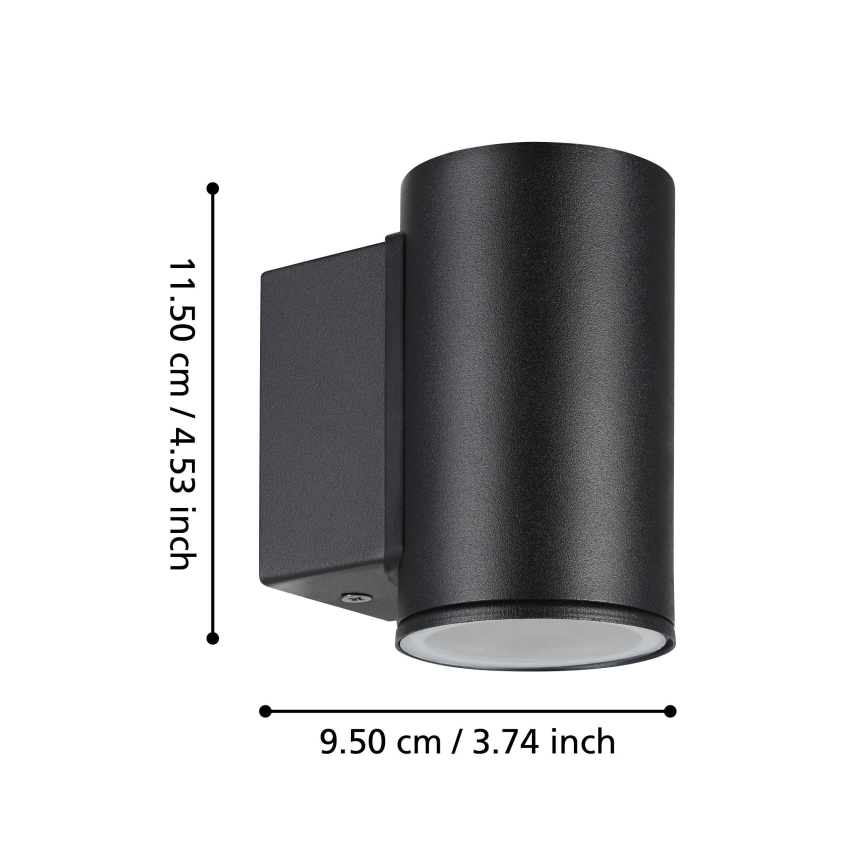 Eglo - LED Wandlamp voor buiten 1xGU10/2,8W/230V IP44
