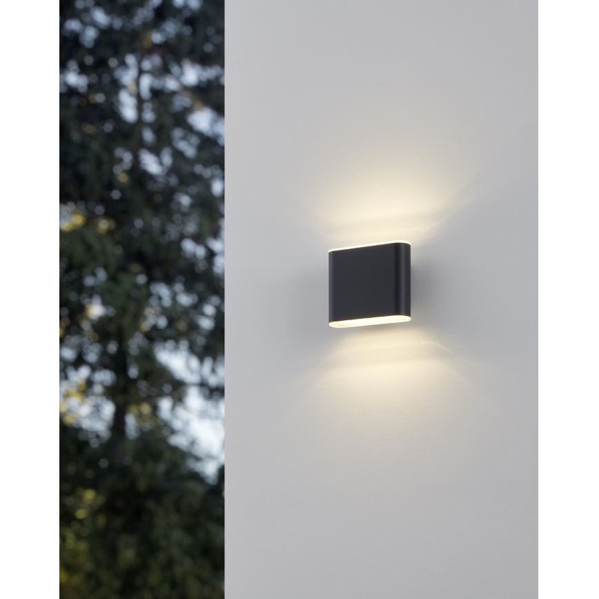Eglo - LED Wandlamp voor buiten 2xLED/2,9W/230V 3000K/4000K/6500K IP65