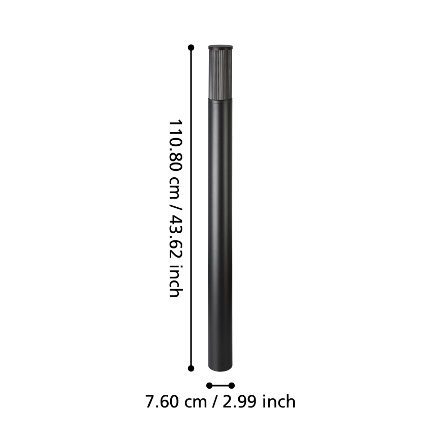 Eglo - Buitenlamp 1xE27/15W/230V 110 cm IP54