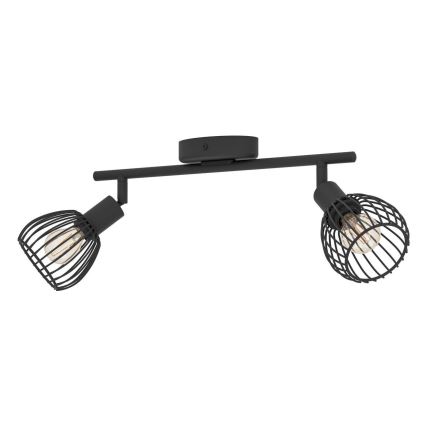 Eglo - Spot 2xE14/40W/230V zwart