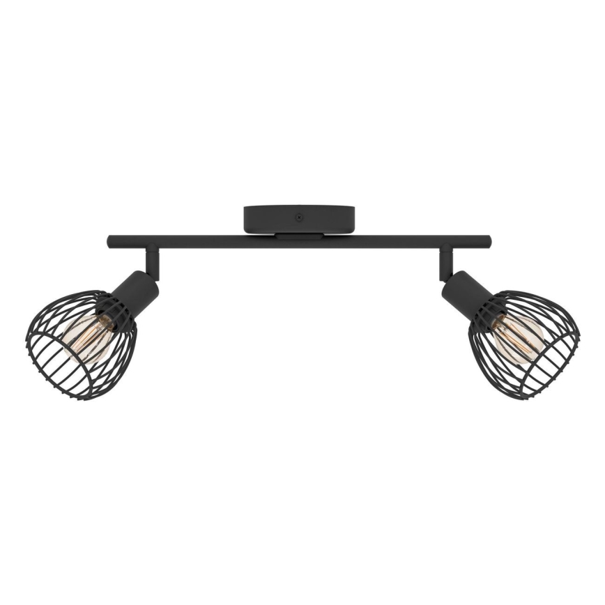 Eglo - Spot 2xE14/40W/230V zwart