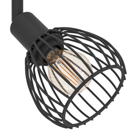 Eglo - Spot 2xE14/40W/230V zwart
