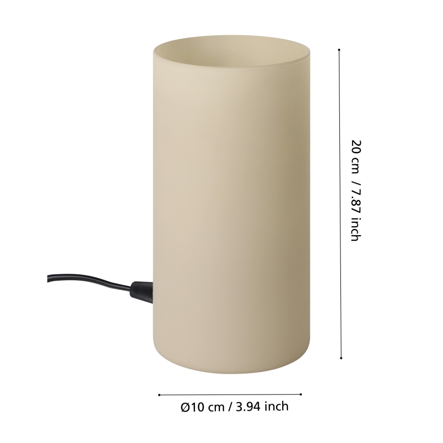 Eglo - Tafellamp 1xE14/40W/230V beige