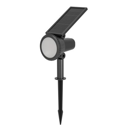 Eglo - Dimbare LED RGBW solarlamp, 3W/4,5V, IP44, zwart + afstandsbediening