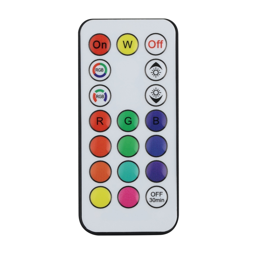 Eglo - Dimbare LED RGBW solarlamp, 3W/4,5V, IP44, zwart + afstandsbediening