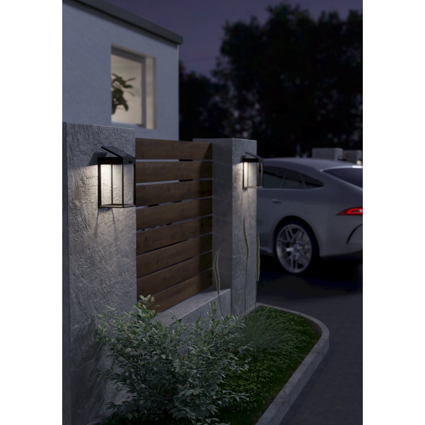 Eglo - LED Solar wandlamp met sensor LED/6,5W/3,7V IP44